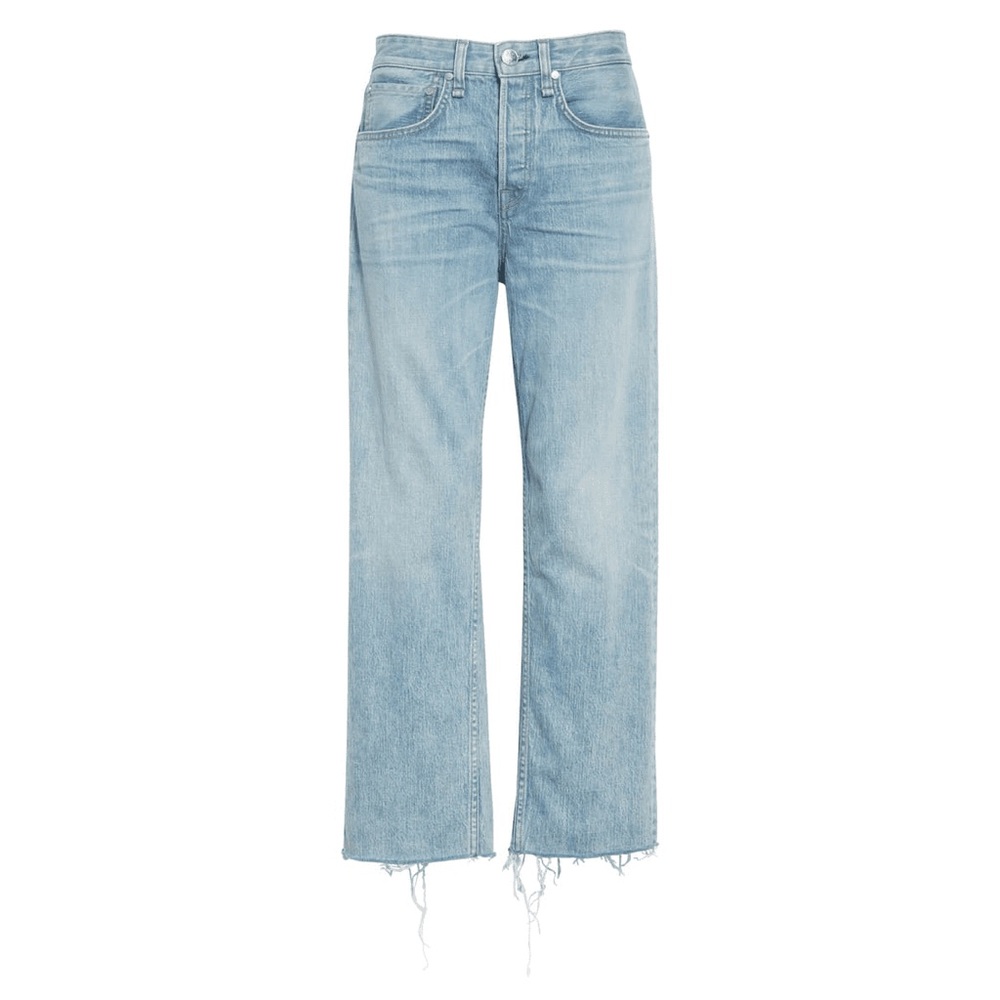 rag & bone- Maya High Rise Ankle Straight Jeans